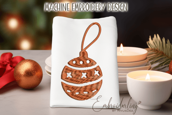 Christmas Tree Ornament Embroidery Design Review