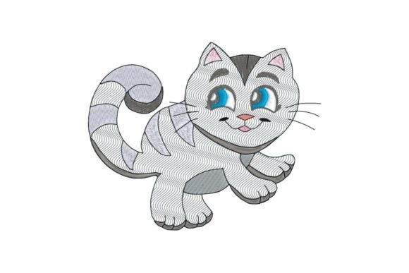 Cute Kitty Cat Boy Applique Review for Boutique Sweatshirts