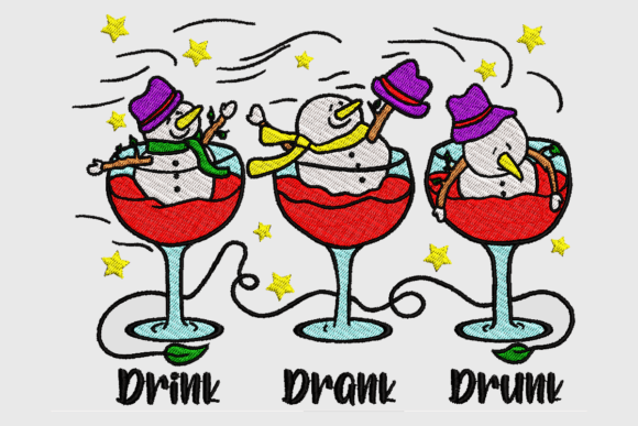 Cute Snowmen in Cocktail Glasses Review