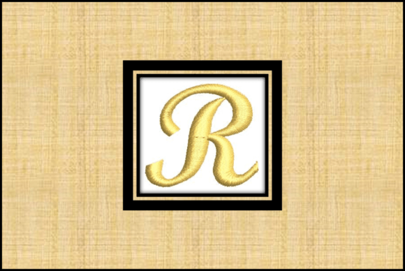 Gold Font-R Embroidery Design Review for Boutique Apparel