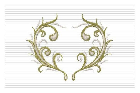 Heart Shaped Border Embroidery Design Review