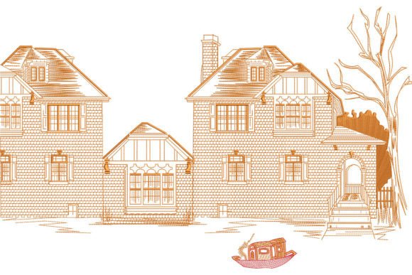 House With Tree on the Bank of River Embroidery Design Review