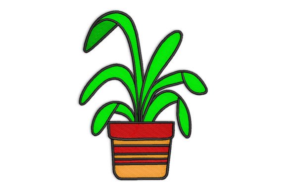 Houseplant Embroidery Design Review