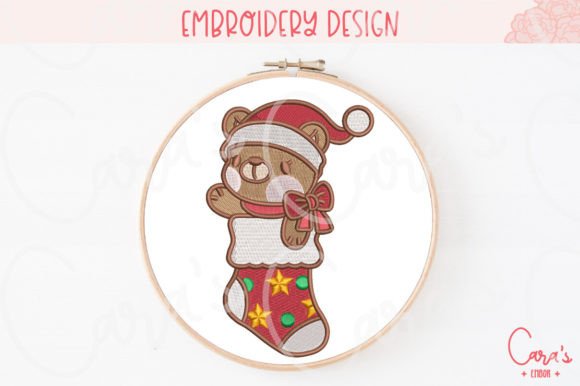 Hoza the Bear Christmas: A Festive Embroidery Design Review