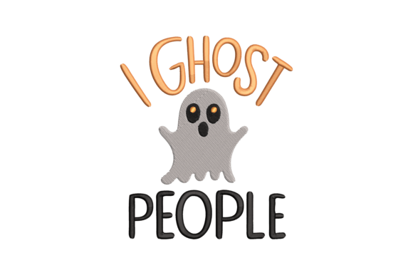 I Ghost People: A Playful Embroidery for Boutique Apparel
