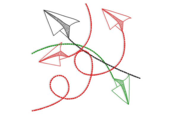 Paper Plane Embroidery Design Review for Boutique Sweatshirts
