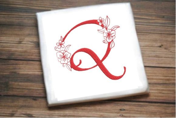 Q Floral Monogram Letter: A Review for Small Business Embroidery Needs