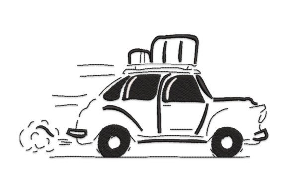 Retro Car with Luggage Review