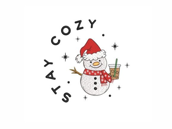Stay Cozy: A Review of a Festive Embroidery Design for Seasonal Creations