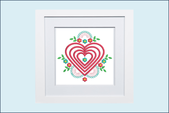 Valentine Stacked Hearts Embroidery Review